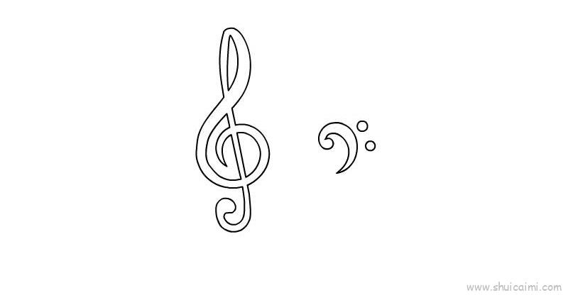 爱游戏音乐符号儿童画怎么画 音乐符号简笔画简单(图3)